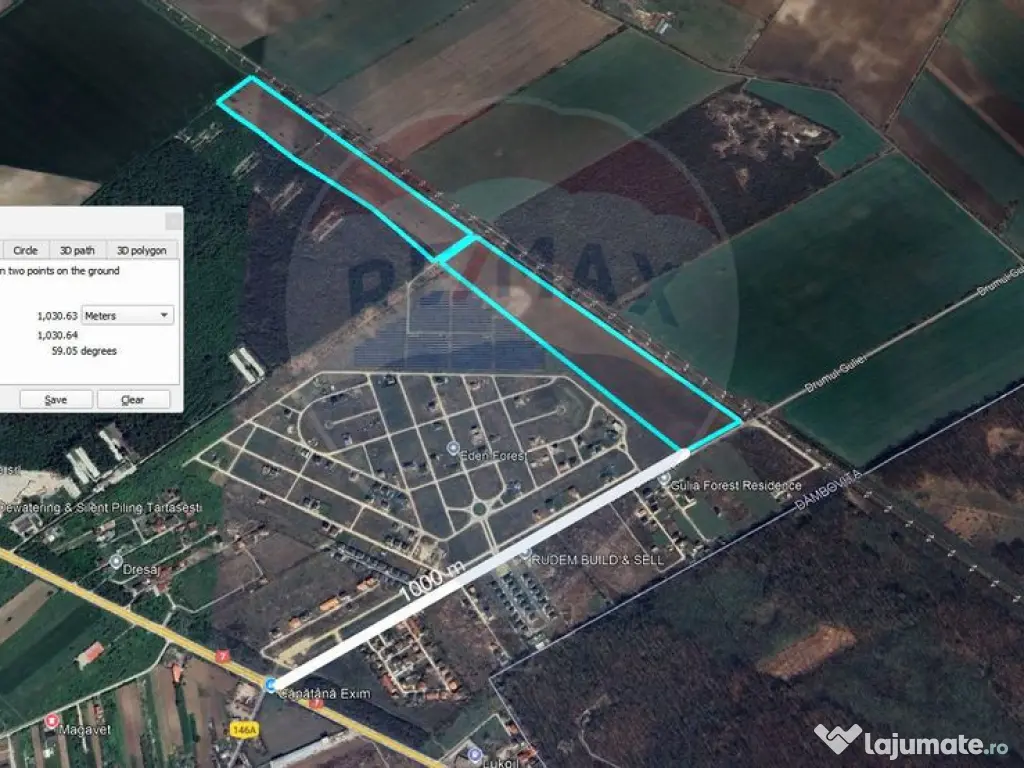 Teren intravilan 19,3 ha/locatie strategica, acces linie ... 