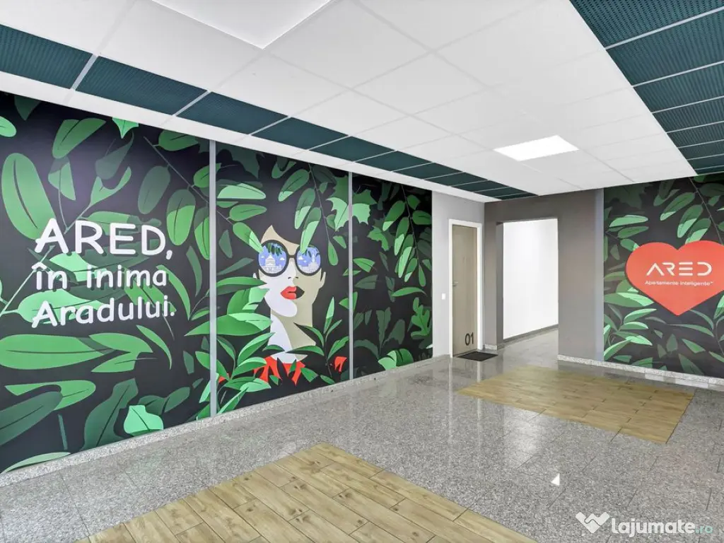 Apartament nou cu un dormitor ARED IMAR- opțiune la cheie 