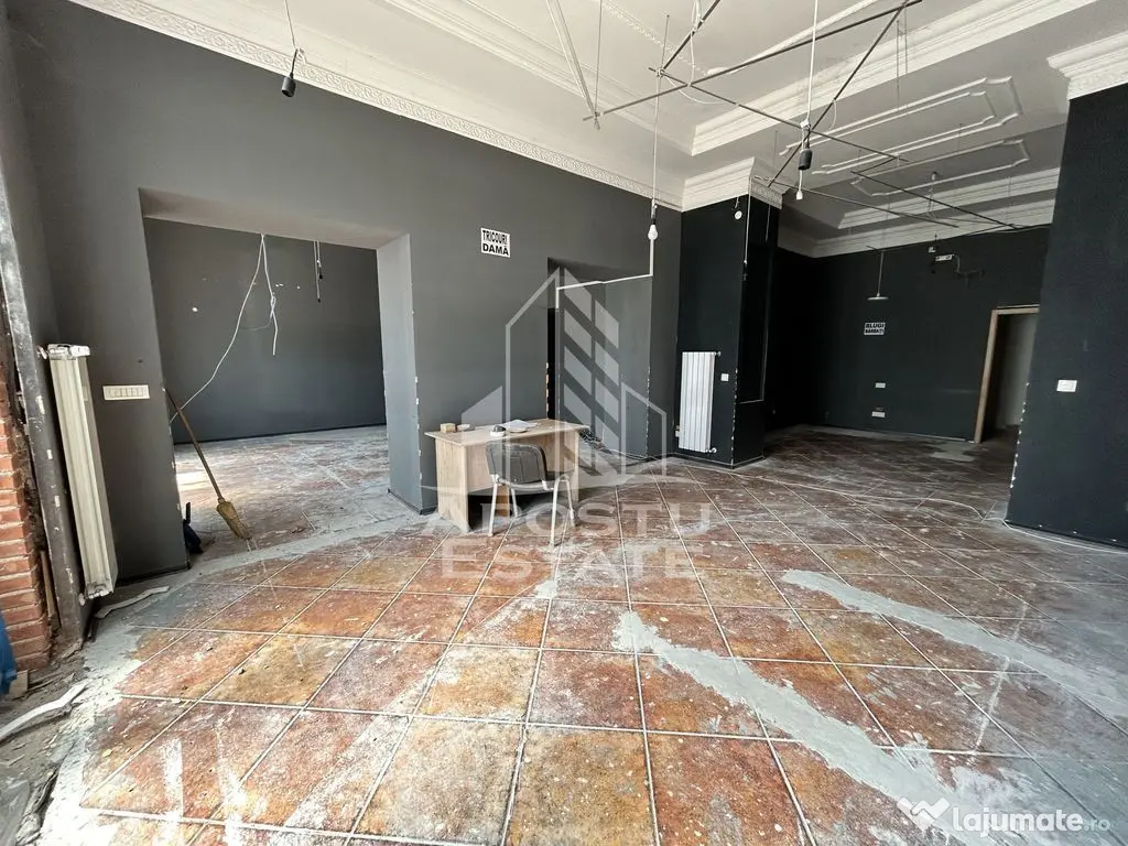 Spatiu comercial 100 mp, vitrina, trafic pietonal, zona M...