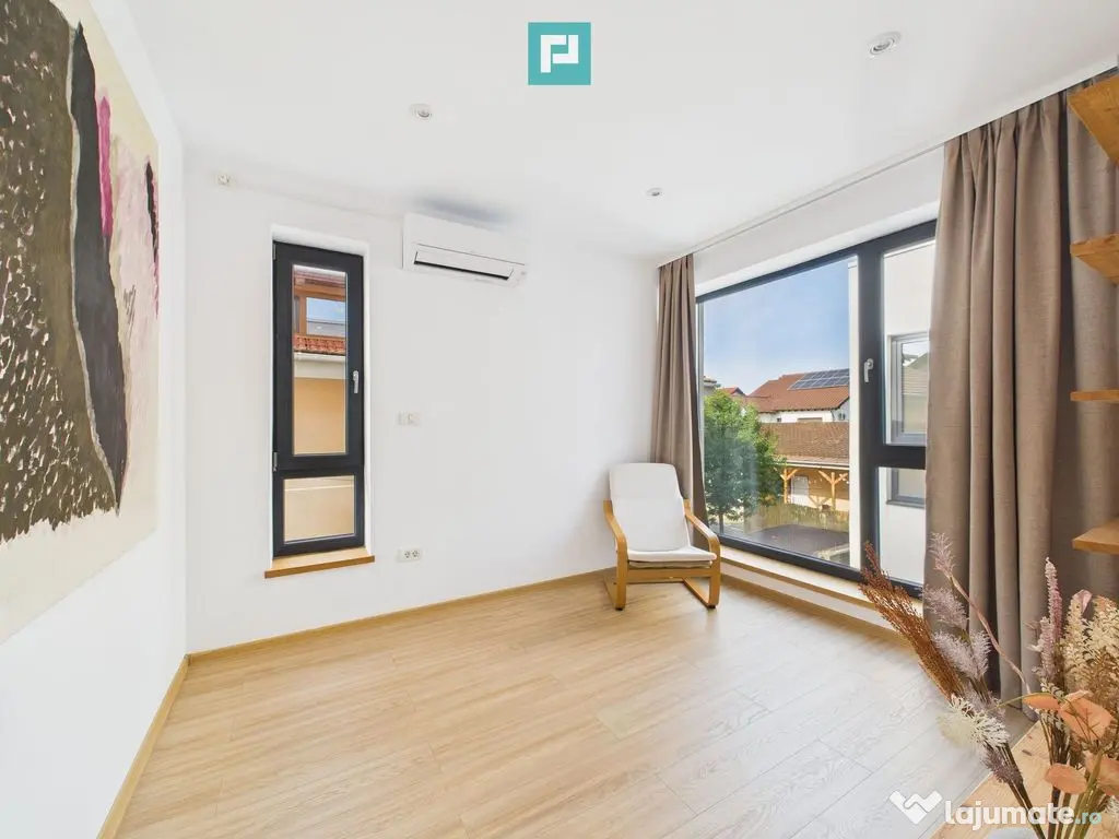 Casă modernă și elegantă, mobilată și utilată