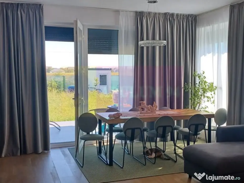 Săbăreni, casă nouă 116 mp utili, curte 608, în apro... 