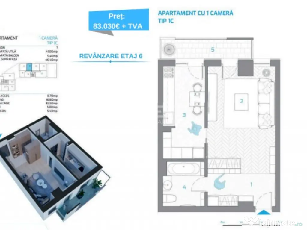 APARTAMENT CU 1 CAMERE , NICOLINA , BLOC NOU 2025