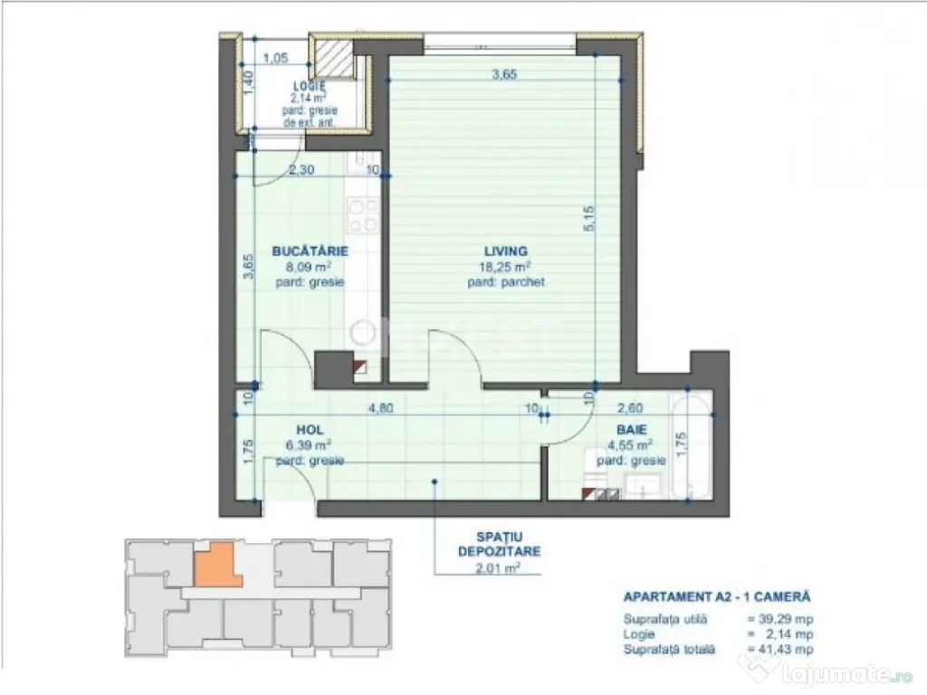 APARTAMENT 1 CAMERA , BLOC NOU , NICOLINA-CUG