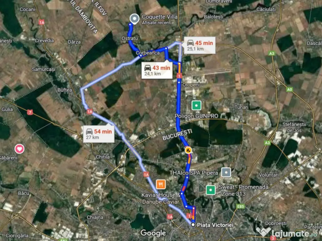 Teren de vânzare în Corbeanca – Ostratu, parcelabil, co 