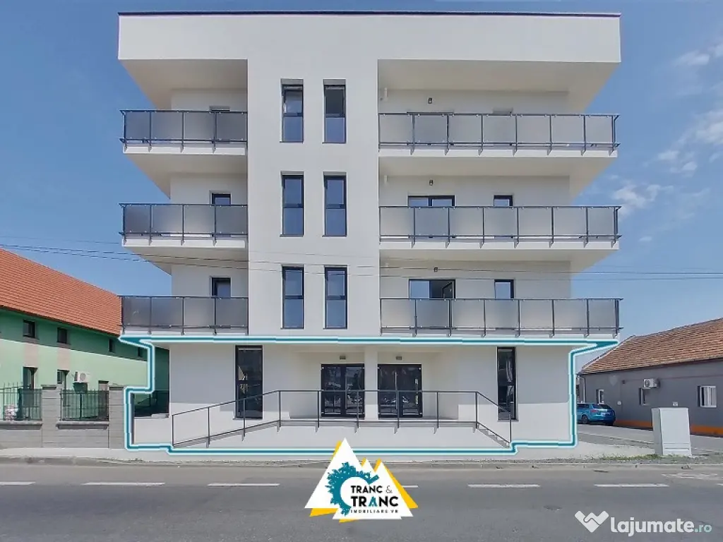 Spațiu comercial nou, de 290 mp, la prima inchiriere, pe Calea Radnei 