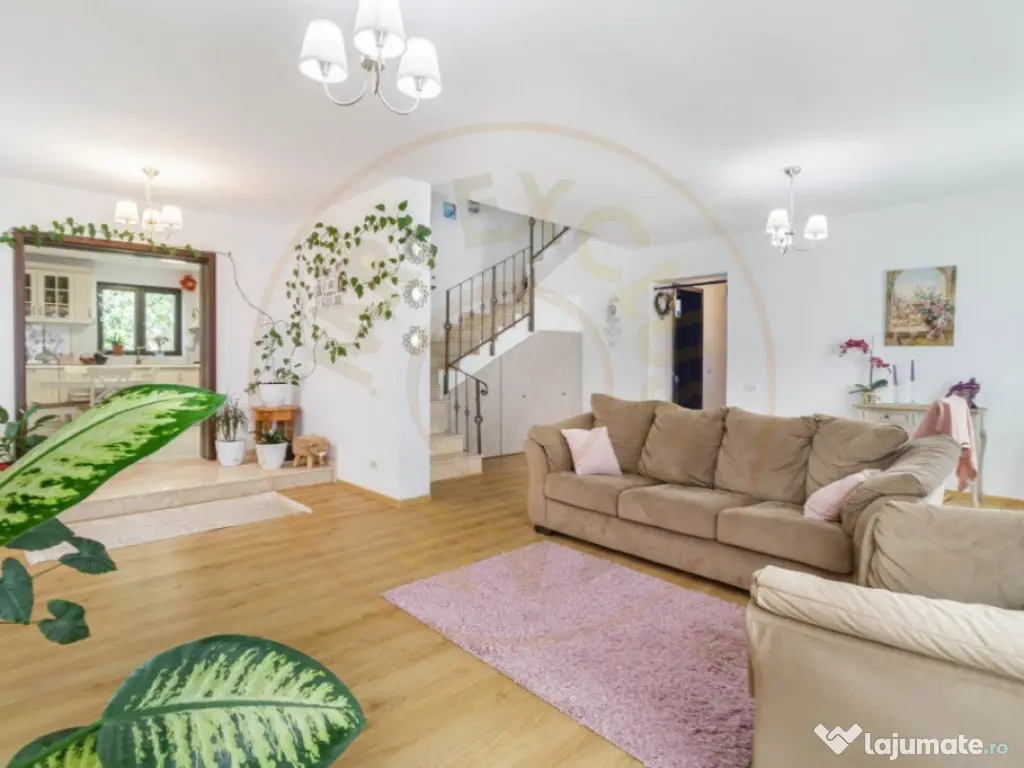 Casă individuală P+M, 5 camere, teren 439 mp – complet u 