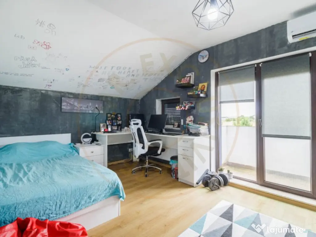 Casă individuală P+M, 5 camere, teren 439 mp – complet u 