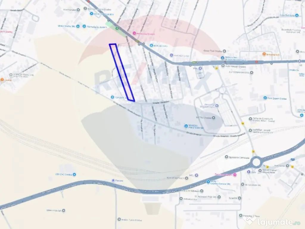 De vânzare Teren 8918 mp intravilan în Oradea -Str. Clu... 