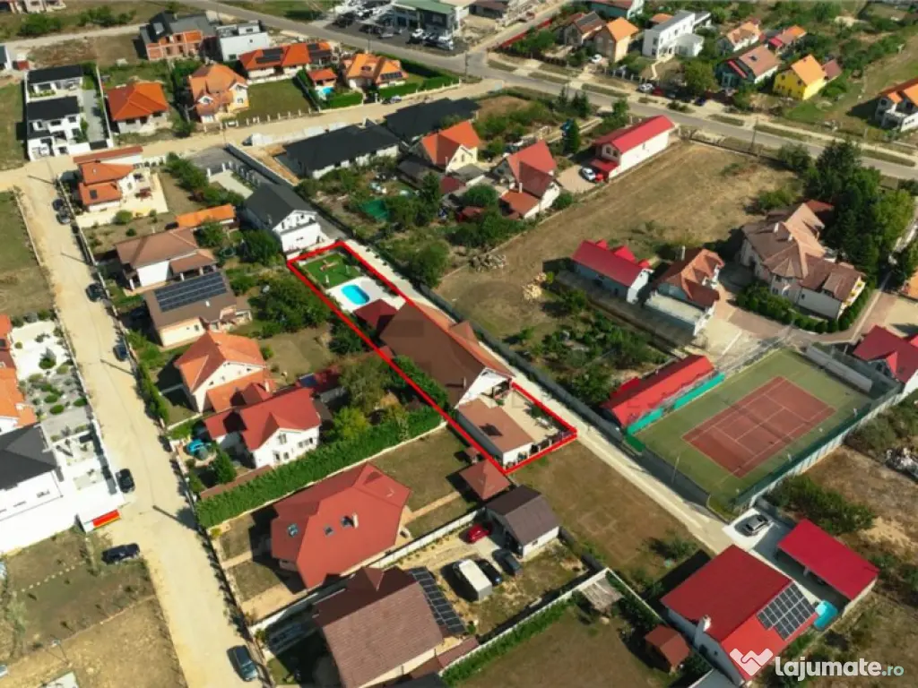 RECO Casa 3 dormitoare, piscina, strada privata, Sanmartin 