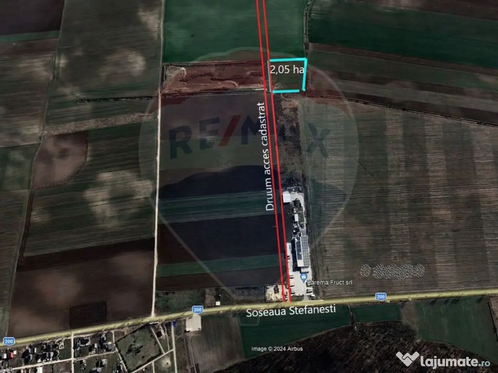 Teren 20,591mp Afumati , Soseaua Stefanesti 