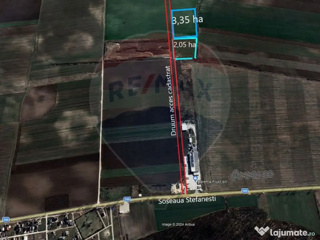 Teren 20,591mp Afumati , Soseaua Stefanesti 