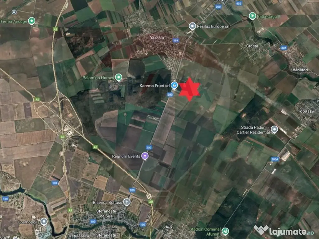Teren 20,591mp Afumati , Soseaua Stefanesti 