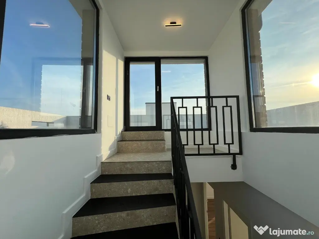 Vila 4 camere de închiriat TUNARI Școală Americana 3 min. 