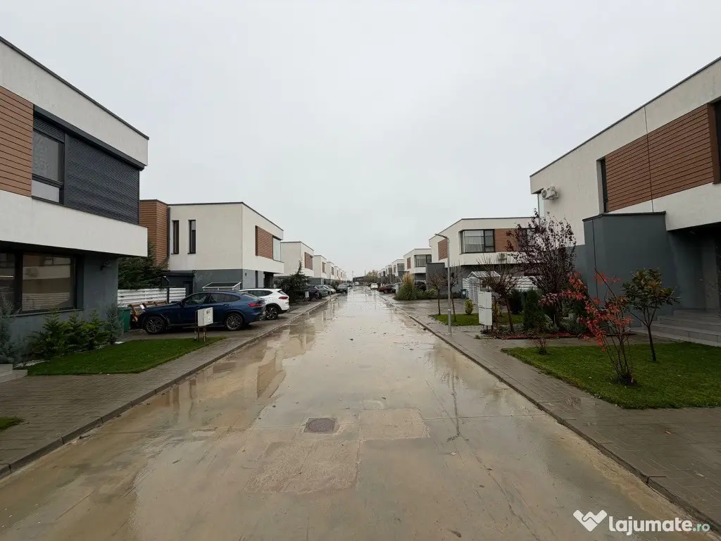 Vila 4 camere de închiriat TUNARI Școală Americana 3 min. 