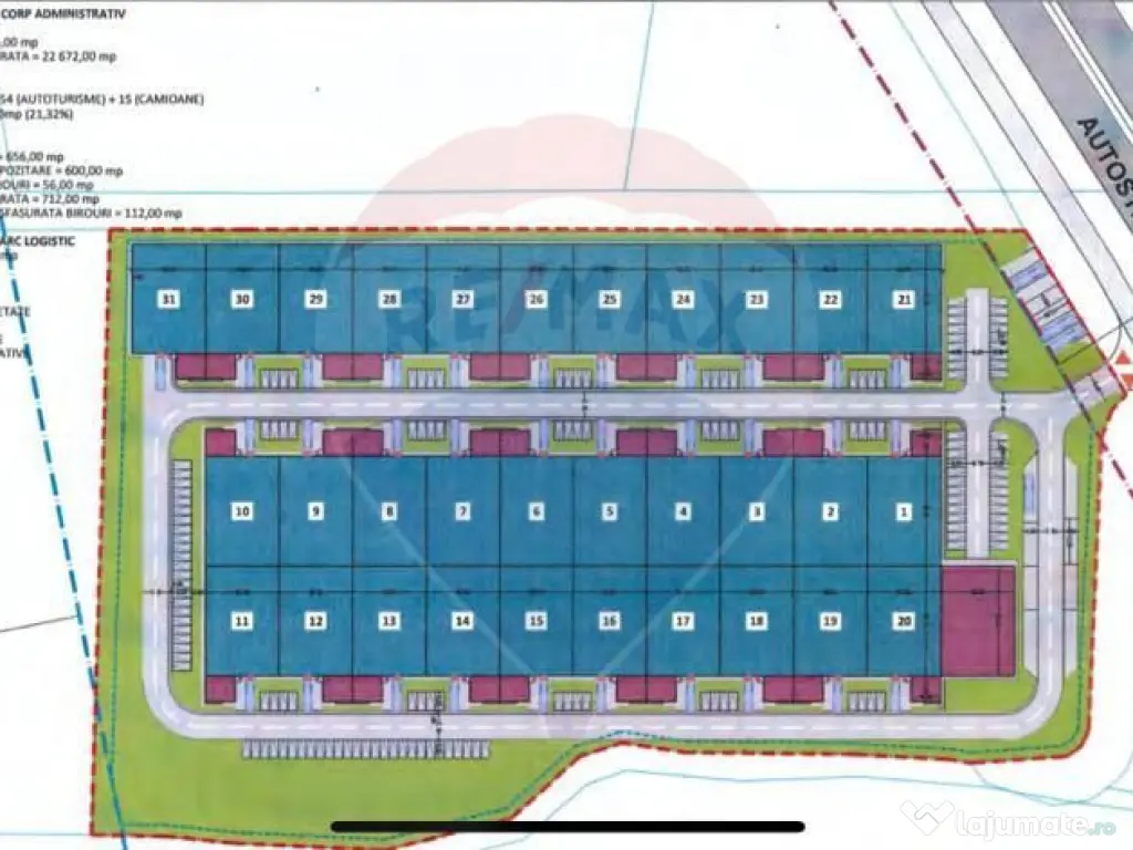 Terenuri Investitie 43485 mp Ungheni-Mures / Autostrada 