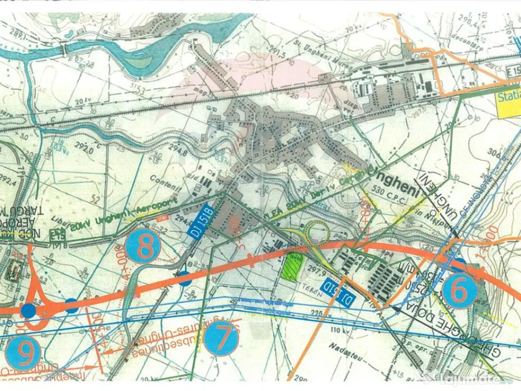 Terenuri Investitie 43485 mp Ungheni-Mures / Autostrada 