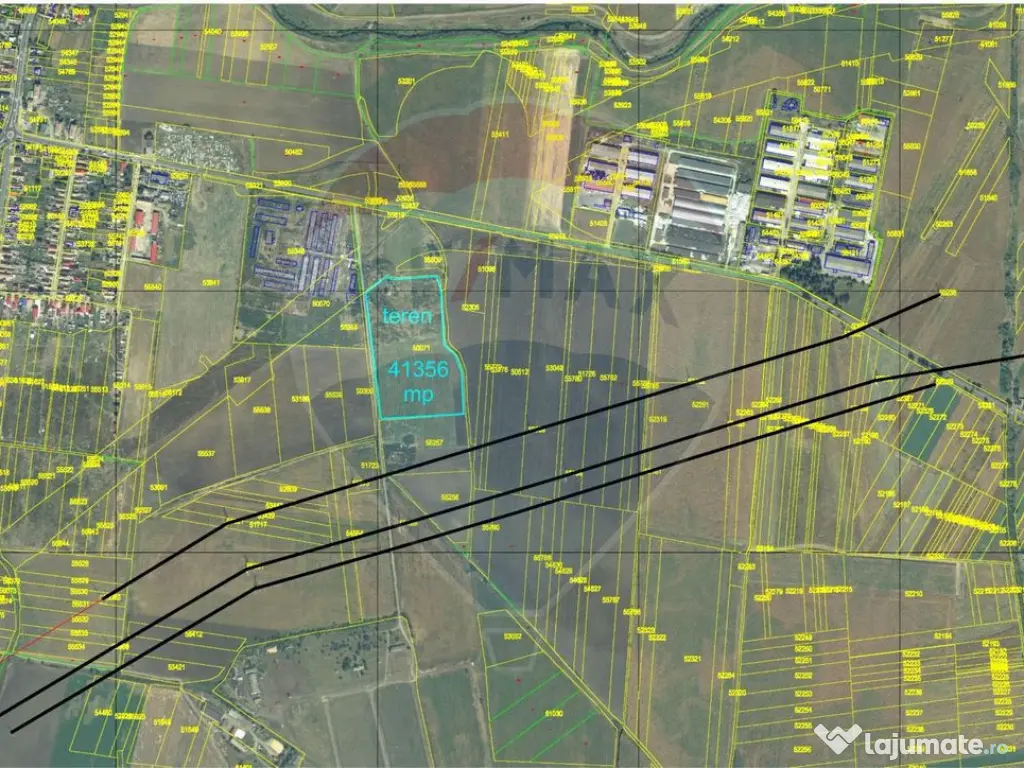 Terenuri Investitie 43485 mp Ungheni-Mures / Autostrada 
