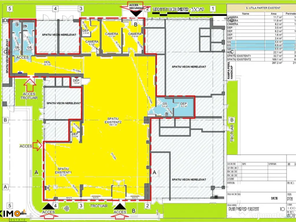Spatiu 290 mp Comision O% Ucentral 
