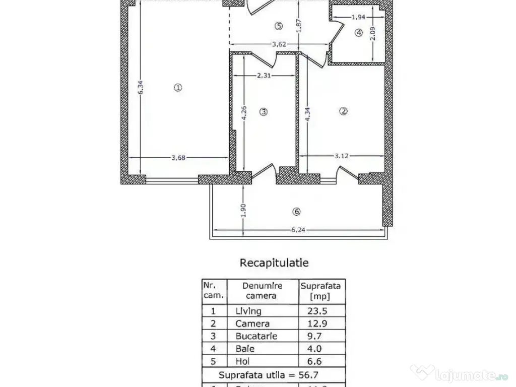 Apartament 2 camere The Suburb Buftea 