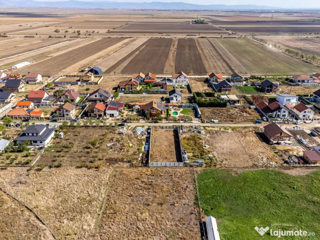 Teren de 733 mp în Livada, cu gard finalizat, Comision 0 