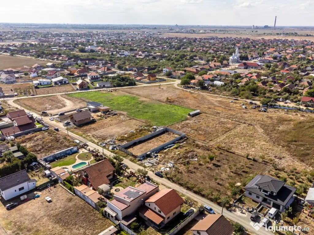 Teren de 733 mp în Livada, cu gard finalizat, Comision 0 