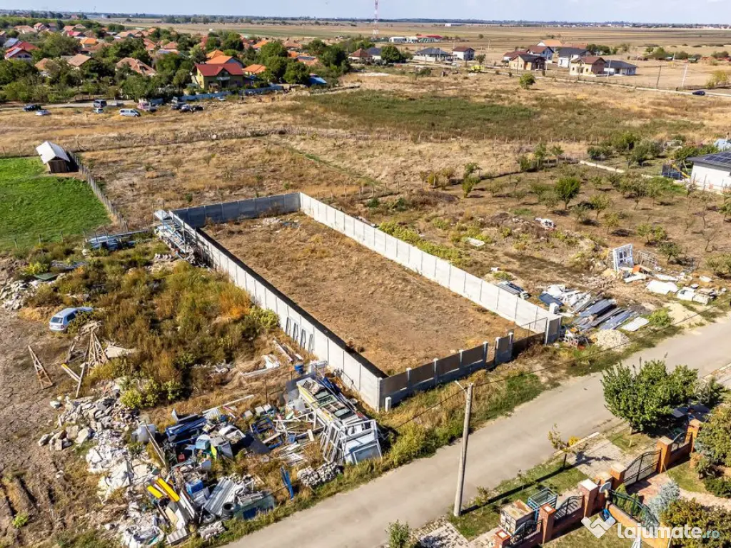 Teren de 733 mp în Livada, cu gard finalizat, Comision 0 
