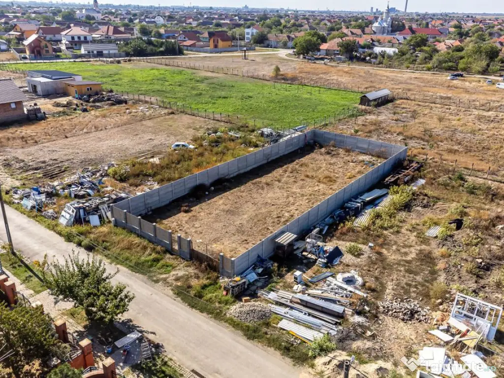 Teren de 733 mp în Livada, cu gard finalizat, Comision 0 