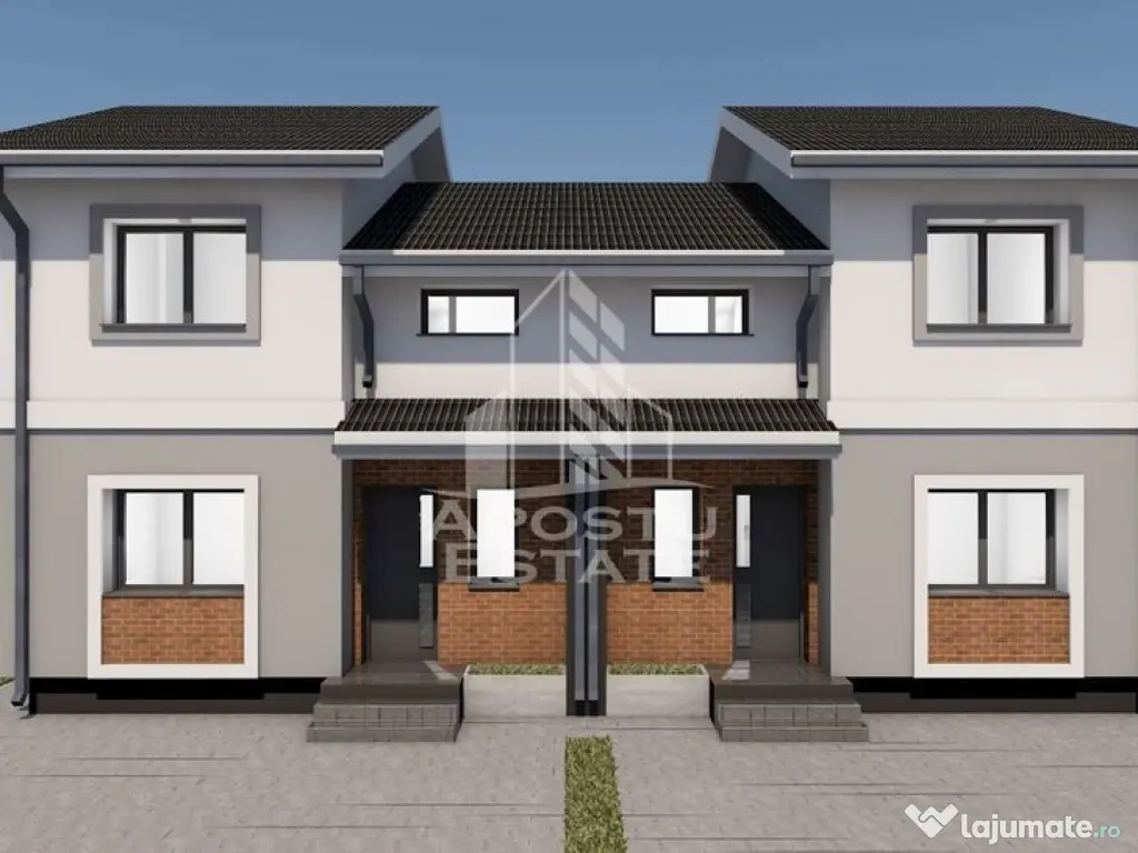 Jumatate de duplex,4 camere si 2 bai,Giarmata la stadiul ... 