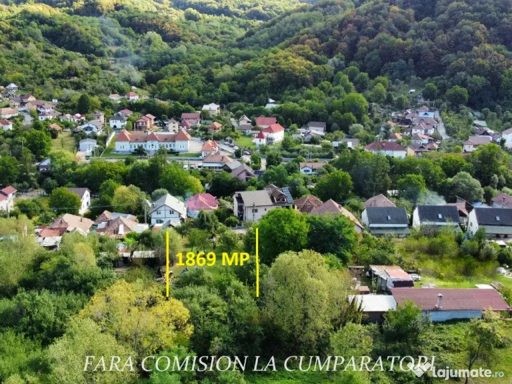 TEREN 1869 MP, CADRU NATURAL SUPERB, TOATE UTILITATILE 
