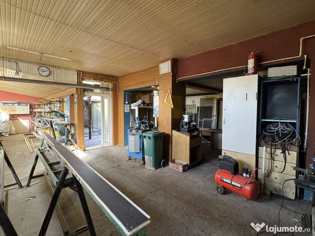 Cladire functiune mixta - Hala prod.+locuinta,400 mp.teren,zona Tunari 