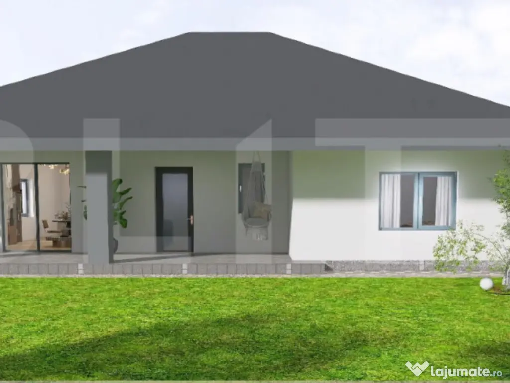 Casa moderna pe parter in Sanpetru,finisaje moderne,pregatit