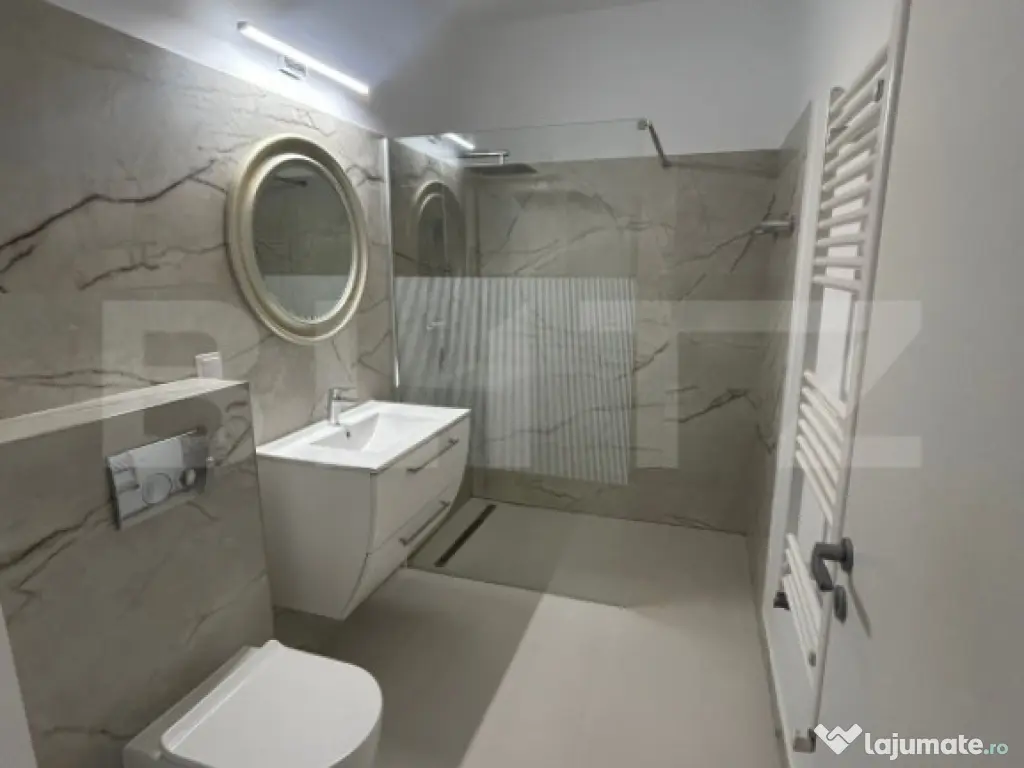 Apartament 2 camere 55 mp, terasa de 20 mp, etaj intermedia 