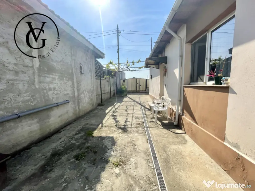 Casa la sol, 3 camere, 276mp teren, Oras Ovidiu