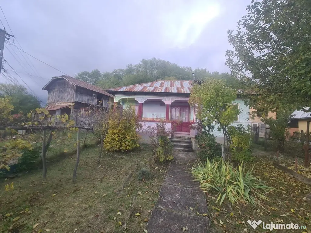 Casa batraneasca cu teren (4.910 mp) la Alunis 