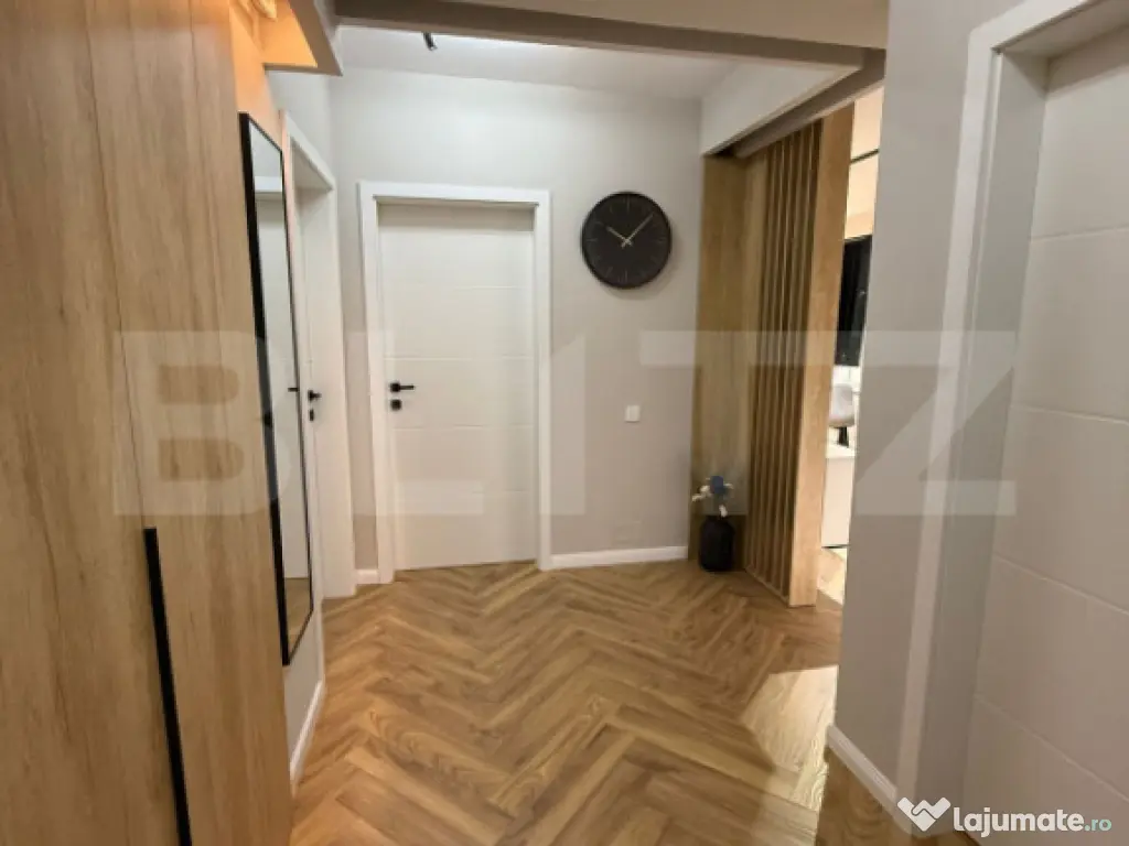 Apartament mobilat si utilat, totul nou, parcare subterana, 
