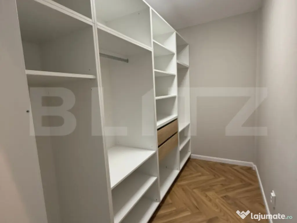 Apartament mobilat si utilat, totul nou, parcare subterana, 
