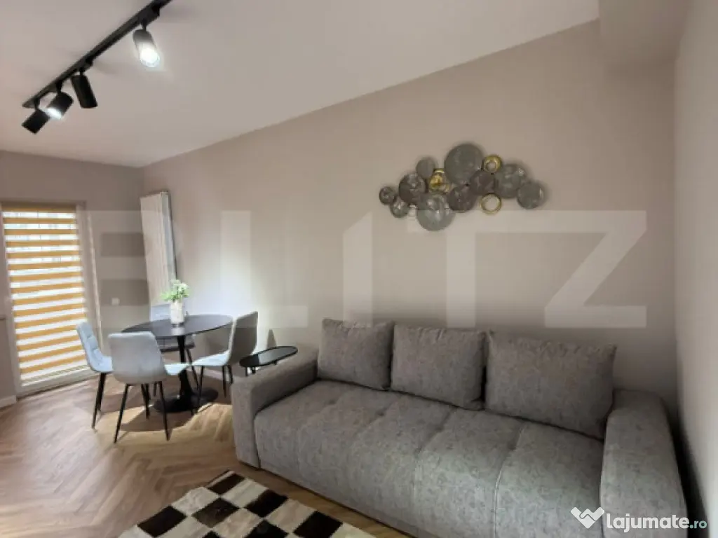 Apartament mobilat si utilat, totul nou, parcare subterana, 