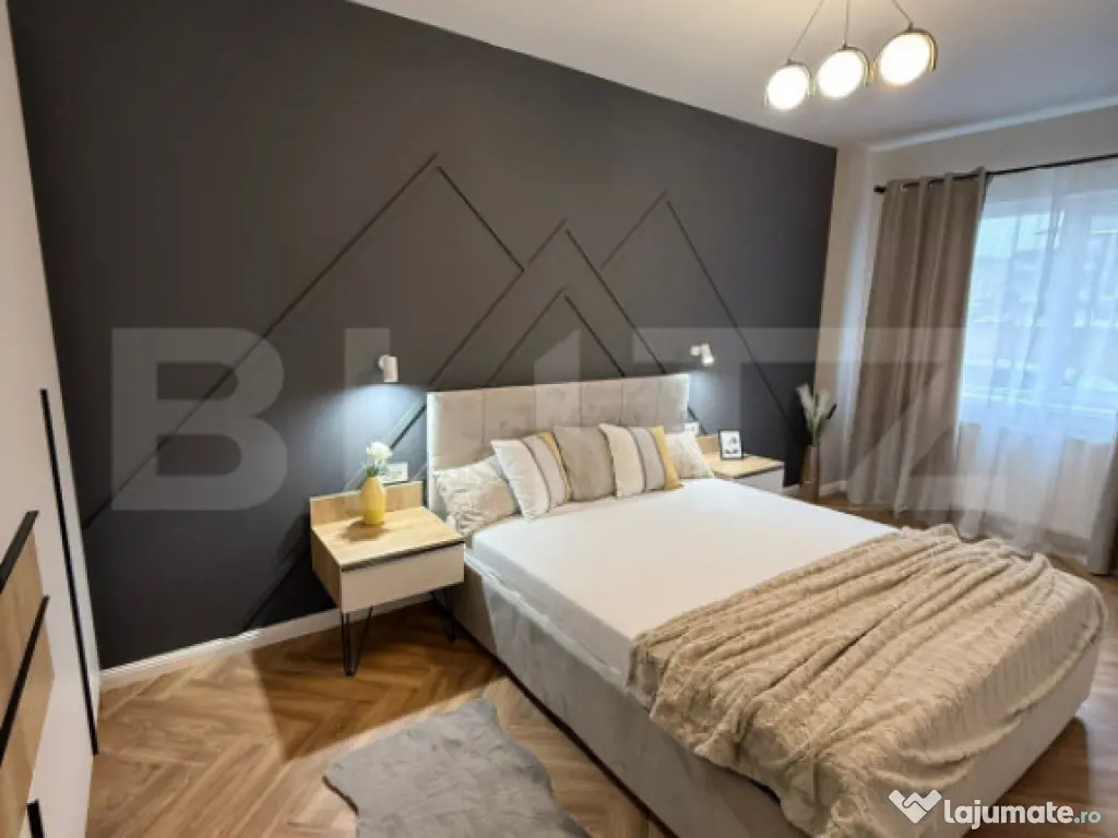 Apartament mobilat si utilat, totul nou, parcare subterana, 