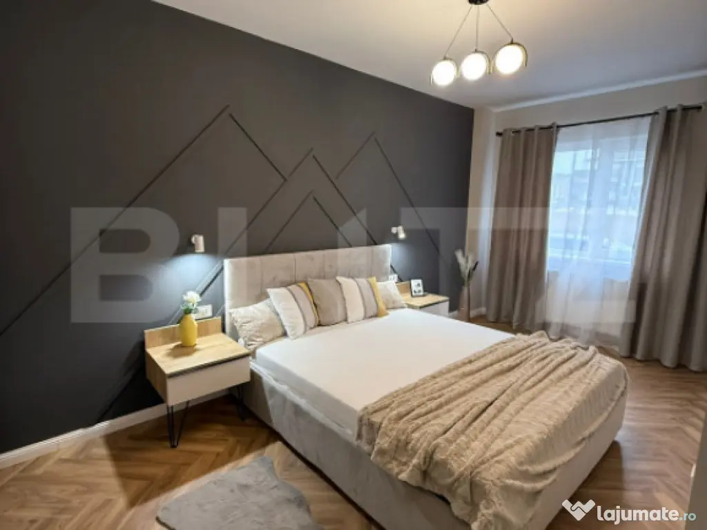 Apartament mobilat si utilat, totul nou, parcare subterana, 
