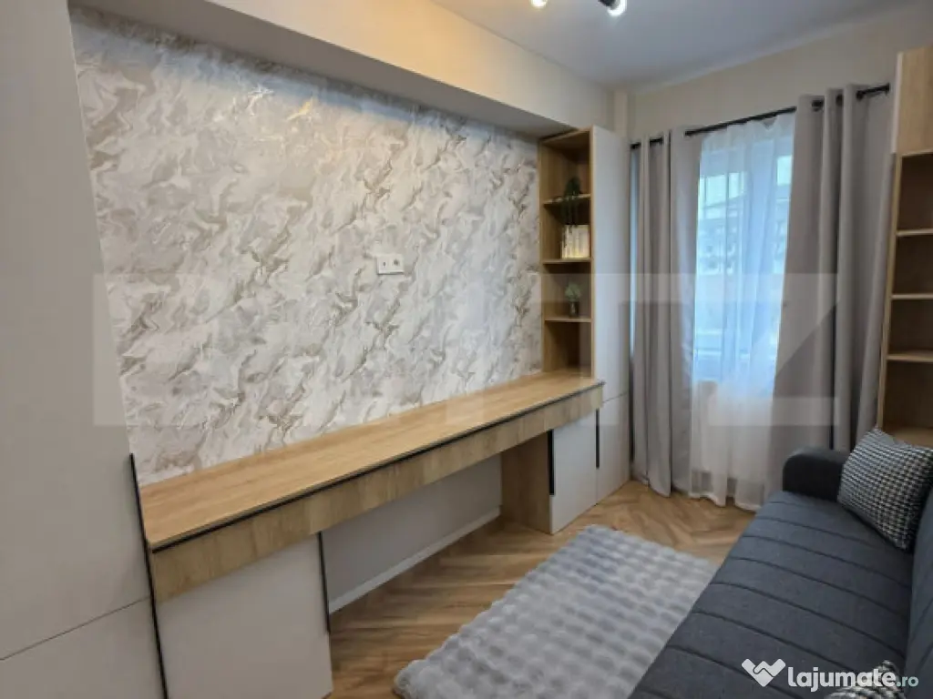 Apartament mobilat si utilat, totul nou, parcare subterana, 