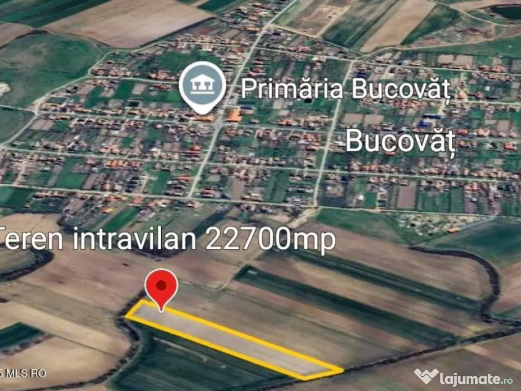 Bucovat - Lot Intravilan 2.27 Ha, PUZ inceput, Rezidentia... 