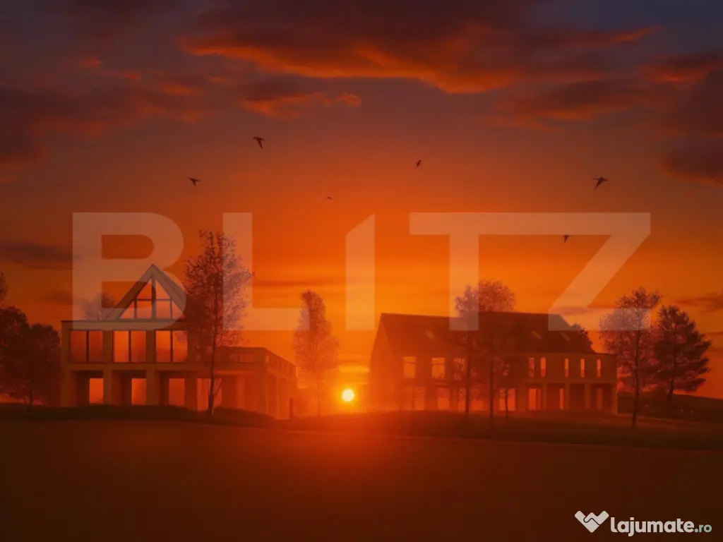 Vila 4 din proiectul SUNRISE RESIDENCE de langa padurea Fage