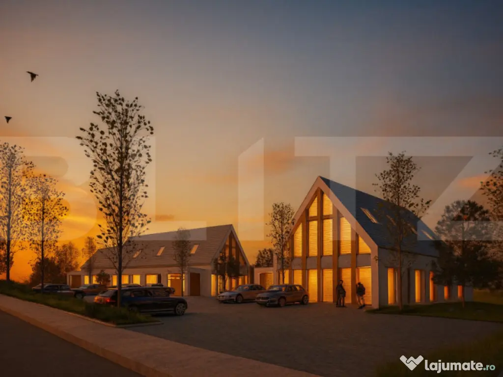 Vila 4 din proiectul SUNRISE RESIDENCE de langa padurea Fage