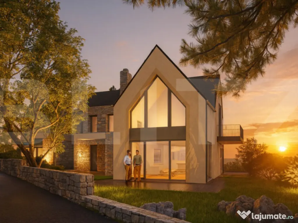 Vila 4 din proiectul SUNRISE RESIDENCE de langa padurea Fage