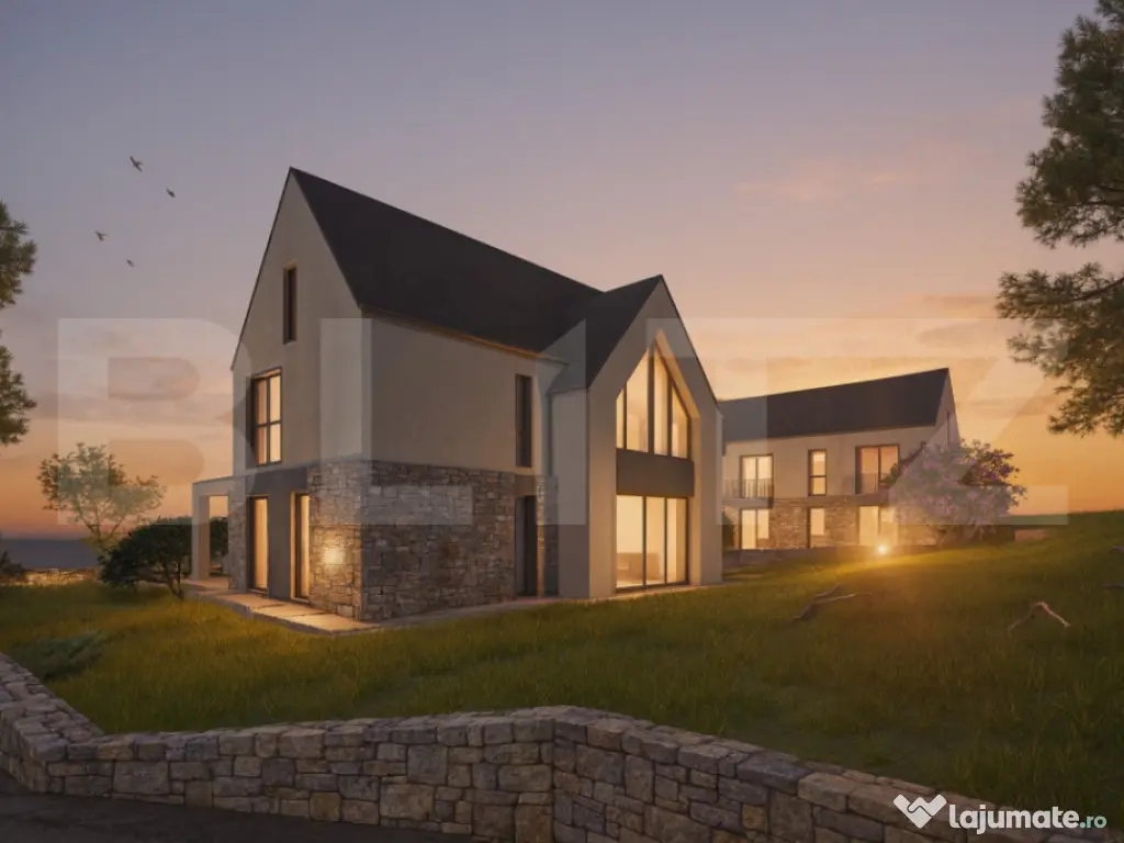 Vila 4 din proiectul SUNRISE RESIDENCE de langa padurea Fage