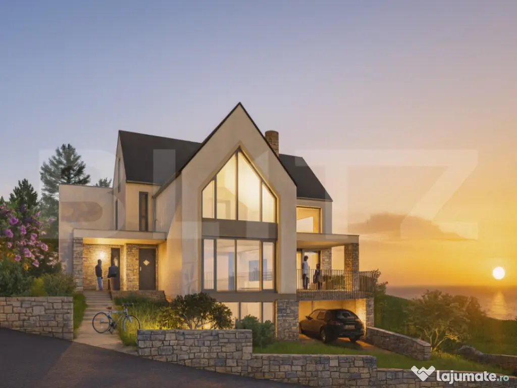 Vila 4 din proiectul SUNRISE RESIDENCE de langa padurea Fage