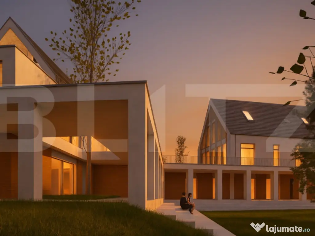 Vila 4 din proiectul SUNRISE RESIDENCE de langa padurea Fage