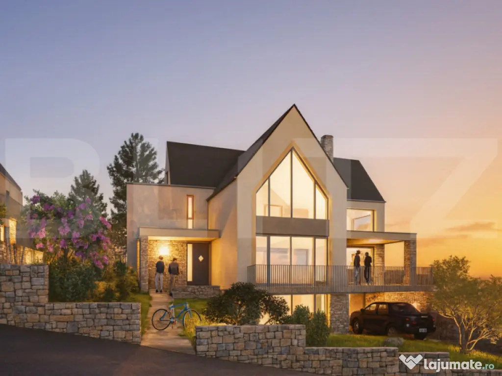 Vila 4 din proiectul SUNRISE RESIDENCE de langa padurea Fage