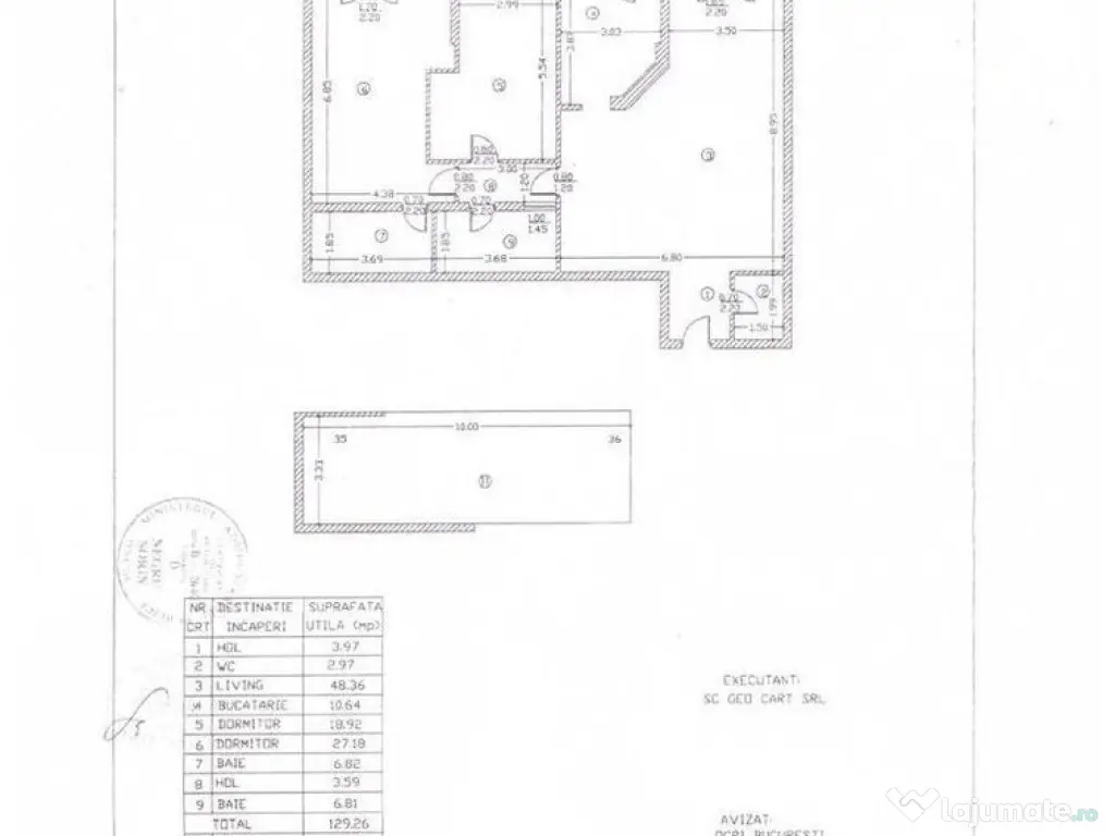 Apartament 3 camere Sos. Nordului (Herastrau) 