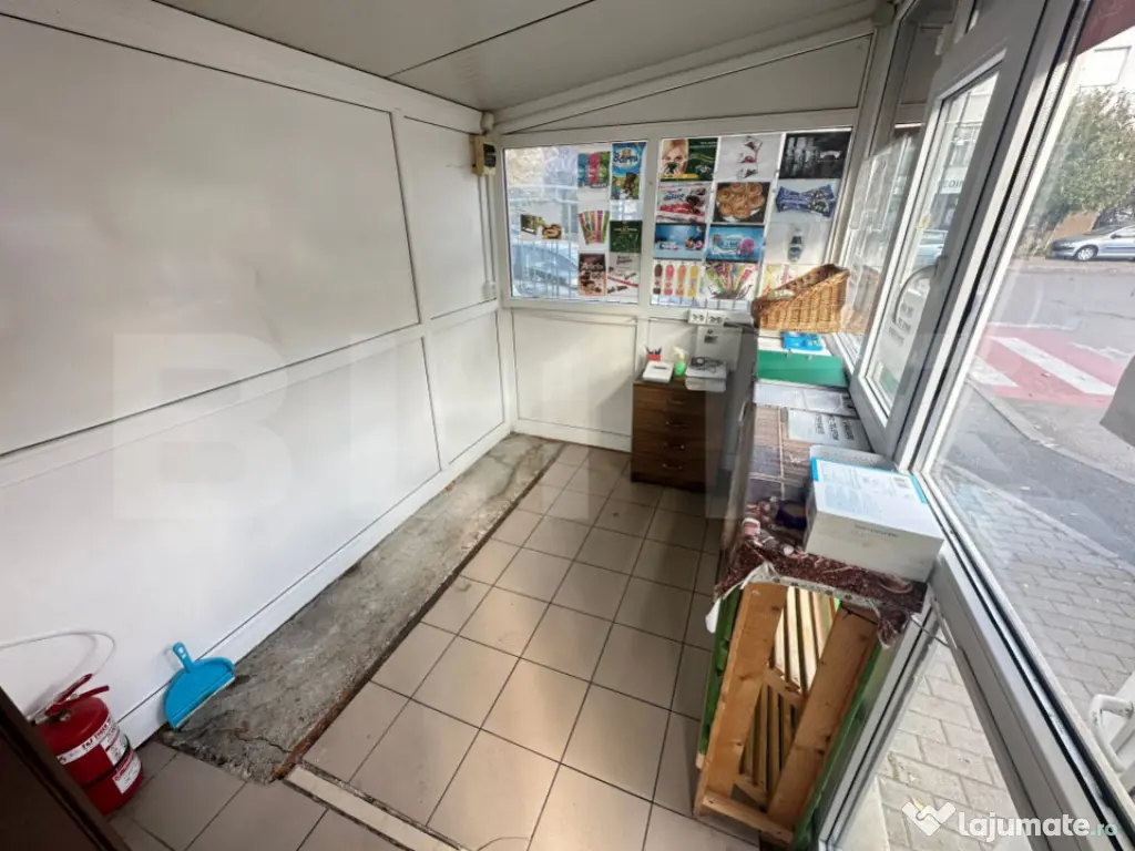 Spațiu comercial 10 mp – ideal pentru chioșc, amplasat ?